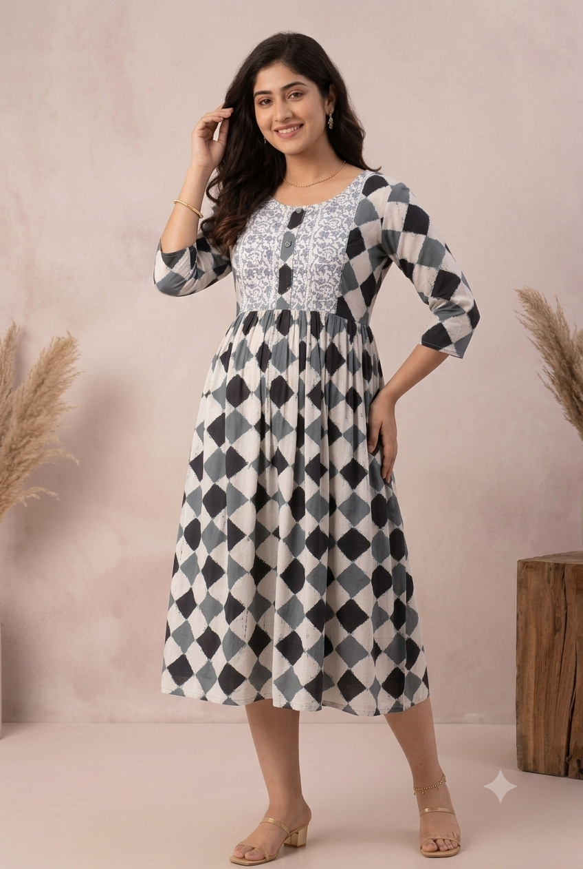 Women Maternity kurti Gota less Feeding Kurtis